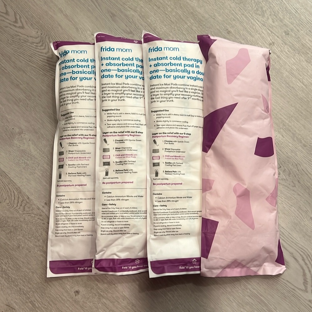 Frida Mom Instant Ice maxi pads (4)